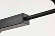 Island Pendant Nuvo 60-8649 Solara - 6 Light Island Pendant - Matte Black Finish - Frosted Ribbed Glass Nuvo