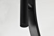 Chandelier Nuvo 60-8651 Solara - 7 Light Chandelier - Matte Black Finish - Frosted Ribbed Glass Nuvo