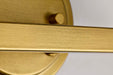 Vanity Nuvo 60-8662 Solara - 2 Light Vanity - Natural Brass Finish - Frosted Ribbed Glass Nuvo