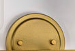 Vanity Nuvo 60-8662 Solara - 2 Light Vanity - Natural Brass Finish - Frosted Ribbed Glass Nuvo