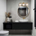 Vanity Nuvo 60-8663 Solara - 3 Light Vanity - Natural Brass Finish - Frosted Ribbed Glass Nuvo