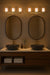 Vanity Nuvo 60-8663 Solara - 3 Light Vanity - Natural Brass Finish - Frosted Ribbed Glass Nuvo