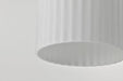 Mini Pendant Nuvo 60-8665 Solara - Mini Pendant - Natural Brass Finish - Frosted Ribbed Glass Nuvo
