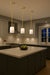 Mini Pendant Nuvo 60-8665 Solara - Mini Pendant - Natural Brass Finish - Frosted Ribbed Glass Nuvo