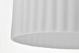 Pendant Nuvo 60-8666 Solara - Pendant - Natural Brass Finish - Frosted Ribbed Glass Nuvo