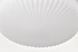 Semi Flush Mount Nuvo 60-8667 Solara - Semi Flush Mount - Natural Brass Finish - Frosted Ribbed Glass Nuvo
