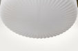 Flush Mount Nuvo 60-8668 Solara - Flush Mount - Natural Brass Finish - Frosted Ribbed Glass Nuvo