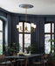 Chandelier Nuvo 60-8670 Solara - 5 Light Chandelier - Natural Brass Finish - Frosted Ribbed Glass Nuvo