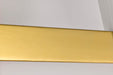 Vanity Nuvo 60-8723 Royale - 3 Light Vanity - Burnished Brass Finish - Ribbed White Glass Nuvo