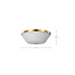 Flush Mount Nuvo 60-8725 Royale - 3 Light Flush Mount - Burnished Brass Finish - Ribbed White Glass Nuvo