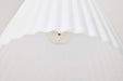 Pendant Nuvo 60-8728 Royale - Large Pendant - Burnished Brass Finish - Ribbed White Glass Nuvo
