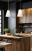 Pendant Nuvo 60-8728 Royale - Large Pendant - Burnished Brass Finish - Ribbed White Glass Nuvo