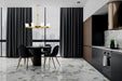 Chandelier Nuvo 60-8729 Royale - 8 Light Chandelier - Burnished Brass Finish - Ribbed White Glass Nuvo