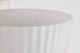Vanity Nuvo 60-8731 Royale - 1 Light Vanity - Brushed Nickel Finish - Ribbed White Glass Nuvo