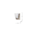 Vanity Nuvo 60-8731 Royale - 1 Light Vanity - Brushed Nickel Finish - Ribbed White Glass Nuvo