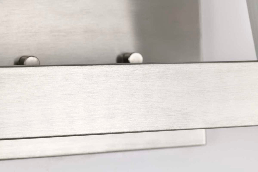 Vanity Nuvo 60-8732 Royale - 2 Light Vanity - Brushed Nickel Finish - Ribbed White Glass Nuvo