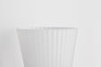 Vanity Nuvo 60-8734 Royale - 4 Light Vanity - Brushed Nickel Finish - Ribbed White Glass Nuvo