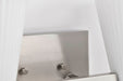 Vanity Nuvo 60-8734 Royale - 4 Light Vanity - Brushed Nickel Finish - Ribbed White Glass Nuvo