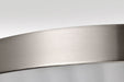 Flush Mount Nuvo 60-8735 Royale - 3 Light Flush Mount - Brushed Nickel Finish - Ribbed White Glass Nuvo
