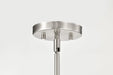 Chandelier Nuvo 60-8739 Royale - 8 Light Chandelier - Brushed Nickel Finish - Ribbed White Glass Nuvo