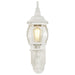 Wall Lantern Nuvo 60-885 Central Park - 1 Light - 20 in. - Wall Lantern with Clear Beveled Glass - White Finish Nuvo
