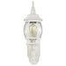 Wall Lantern Nuvo 60-885 Central Park - 1 Light - 20 in. - Wall Lantern with Clear Beveled Glass - White Finish Nuvo