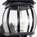 Wall Lantern Nuvo 60-887 Central Park - 1 Light - 20 in. - Wall Lantern with Clear Beveled Glass - Textured Black Finish Nuvo