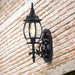 Wall Lantern Nuvo 60-887 Central Park - 1 Light - 20 in. - Wall Lantern with Clear Beveled Glass - Textured Black Finish Nuvo