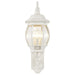Wall Lantern Nuvo 60-888 Central Park - 3 Light - 22 in. - Wall Lantern with Clear Beveled Glass - White Finish Nuvo