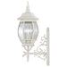 Wall Lantern Nuvo 60-888 Central Park - 3 Light - 22 in. - Wall Lantern with Clear Beveled Glass - White Finish Nuvo