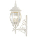 Wall Lantern Nuvo 60-888 Central Park - 3 Light - 22 in. - Wall Lantern with Clear Beveled Glass - White Finish Nuvo