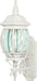 Wall Lantern Nuvo 60-888 Central Park - 3 Light - 22 in. - Wall Lantern with Clear Beveled Glass - White Finish Nuvo