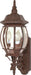 Wall Lantern Nuvo 60-889 Central Park - 3 Light - 22 in. - Wall Lantern with Clear Beveled Glass - Old Bronze Finish Nuvo
