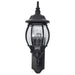 Wall Lantern Nuvo 60-890 Central Park - 3 Light - 22 in. - Wall Lantern with Clear Beveled Glass - Textured Black Finish Nuvo