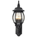 Wall Lantern Nuvo 60-890 Central Park - 3 Light - 22 in. - Wall Lantern with Clear Beveled Glass - Textured Black Finish Nuvo