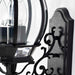 Wall Lantern Nuvo 60-890 Central Park - 3 Light - 22 in. - Wall Lantern with Clear Beveled Glass - Textured Black Finish Nuvo