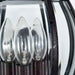 Wall Lantern Nuvo 60-890 Central Park - 3 Light - 22 in. - Wall Lantern with Clear Beveled Glass - Textured Black Finish Nuvo