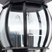 Wall Lantern Nuvo 60-890 Central Park - 3 Light - 22 in. - Wall Lantern with Clear Beveled Glass - Textured Black Finish Nuvo