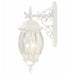 Wall Lantern Nuvo 60-891 Central Park - 3 Light - 22 in. - Wall Lantern with Clear Beveled Glass - White Finish Nuvo