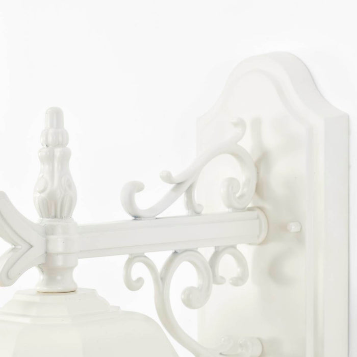Wall Lantern Nuvo 60-891 Central Park - 3 Light - 22 in. - Wall Lantern with Clear Beveled Glass - White Finish Nuvo