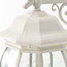 Wall Lantern Nuvo 60-891 Central Park - 3 Light - 22 in. - Wall Lantern with Clear Beveled Glass - White Finish Nuvo