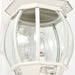 Wall Lantern Nuvo 60-891 Central Park - 3 Light - 22 in. - Wall Lantern with Clear Beveled Glass - White Finish Nuvo