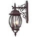 Wall Lantern Nuvo 60-892 Central Park - 3 Light - 22 in. - Wall Lantern with Clear Beveled Glass - Old Bronze Finish Nuvo