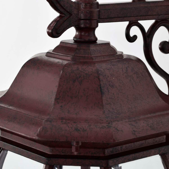 Wall Lantern Nuvo 60-892 Central Park - 3 Light - 22 in. - Wall Lantern with Clear Beveled Glass - Old Bronze Finish Nuvo