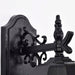 Wall Lantern Nuvo 60-893 Central Park - 3 Light - 22 in. - Wall Lantern with Clear Beveled Glass - Textured Black Finish Nuvo