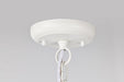 Hanging Lantern Nuvo 60-894 Central Park - 3 Light - 20 in. - Hanging Lantern with Clear Beveled Glass - White Finish Nuvo
