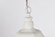 Hanging Lantern Nuvo 60-894 Central Park - 3 Light - 20 in. - Hanging Lantern with Clear Beveled Glass - White Finish Nuvo