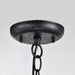 Hanging Lantern Nuvo 60-896 Central Park - 3 Light - 20 in. - Hanging Lantern with Clear Beveled Glass - Textured Black Finish Nuvo