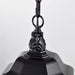 Hanging Lantern Nuvo 60-896 Central Park - 3 Light - 20 in. - Hanging Lantern with Clear Beveled Glass - Textured Black Finish Nuvo