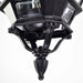 Hanging Lantern Nuvo 60-896 Central Park - 3 Light - 20 in. - Hanging Lantern with Clear Beveled Glass - Textured Black Finish Nuvo